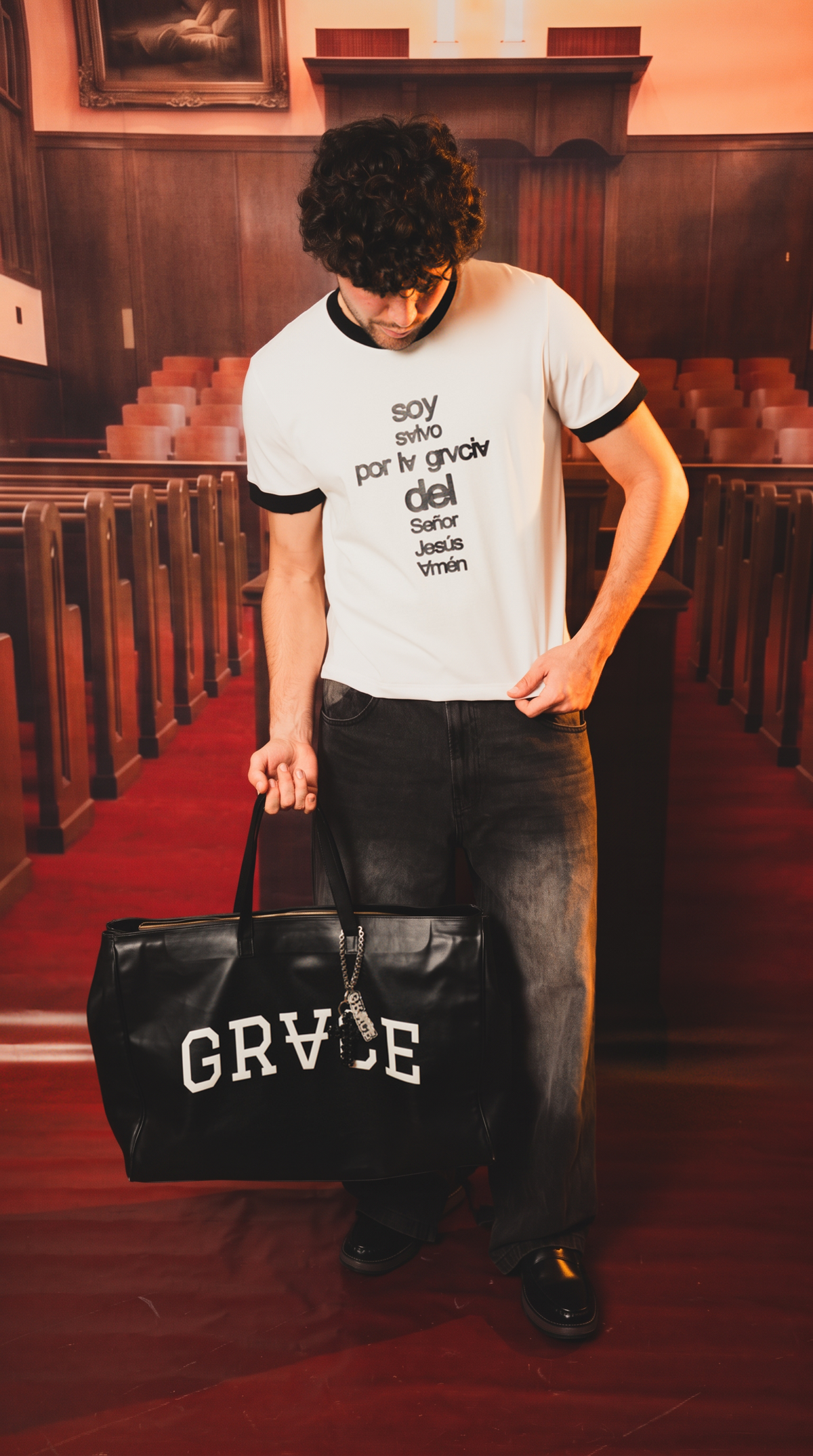 SOY SALVO RINGER VINTAGE TEE CREAM