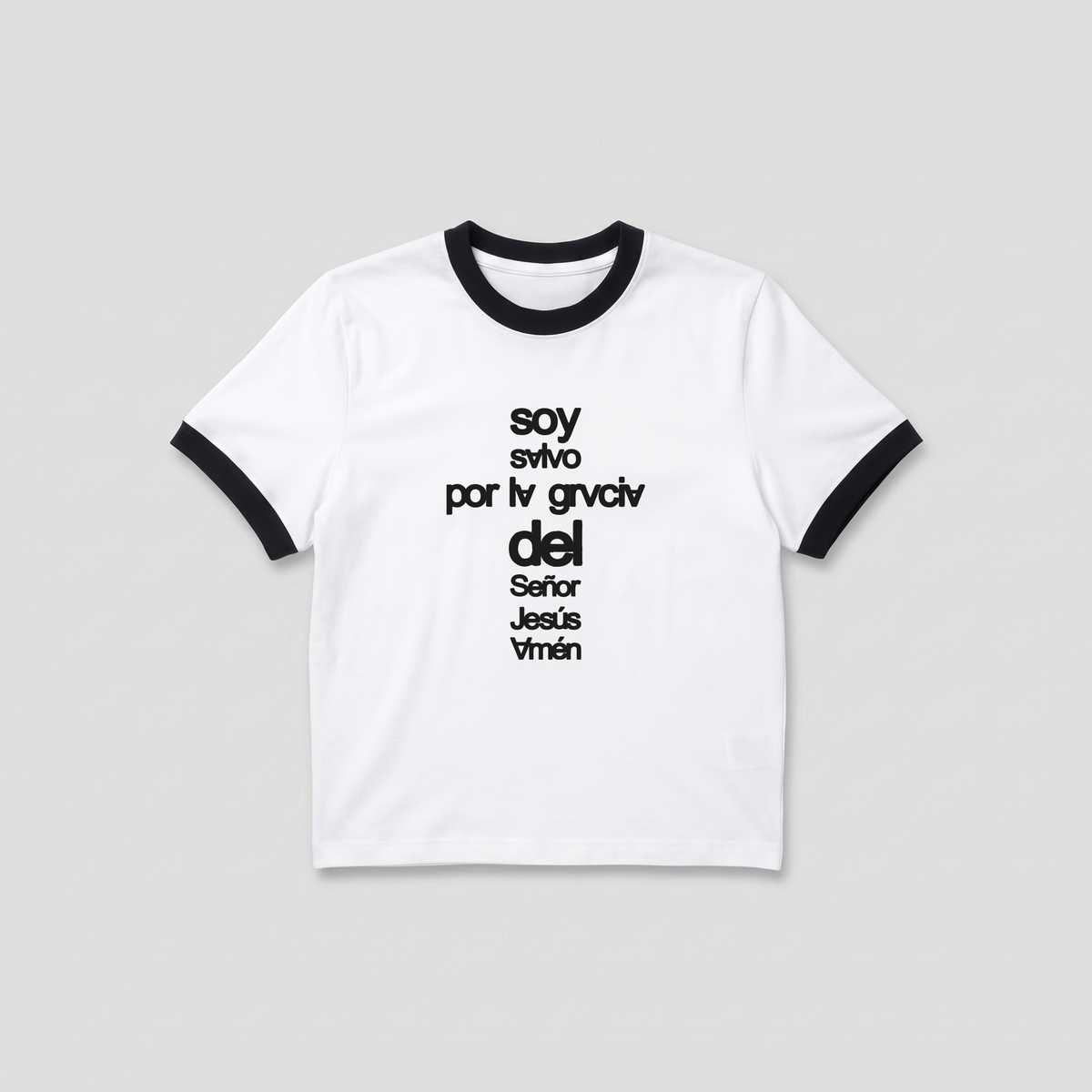 SOY SALVO RINGER VINTAGE TEE CREAM